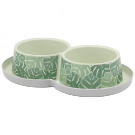 2x350 Ml Double Trendy Dinner Small Eden İkili Mama Kabı | İkili Mama Ve Su Kabı